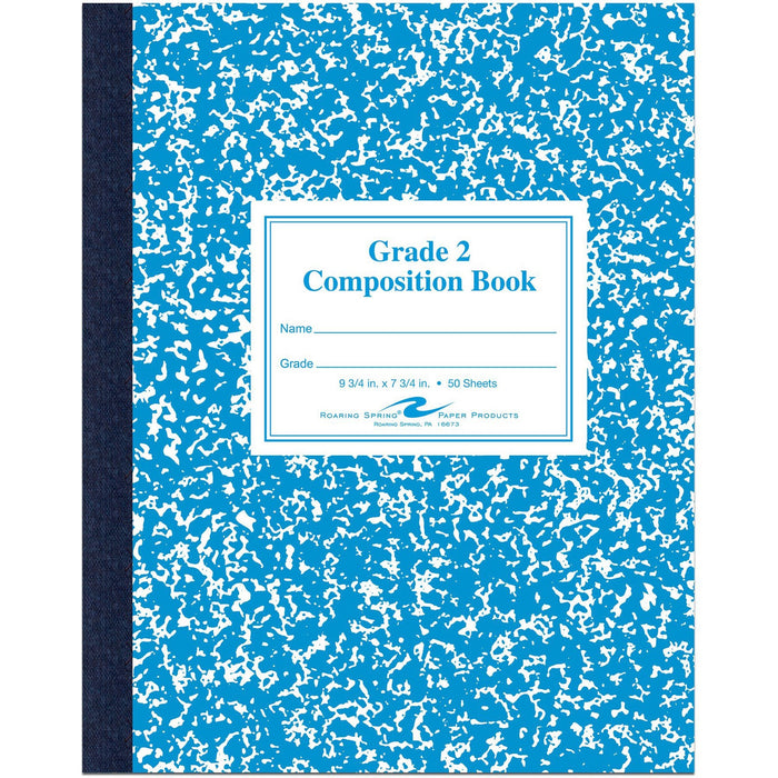 Roaring Spring Grade School Ruled Marble Flexible Cover Composition Book