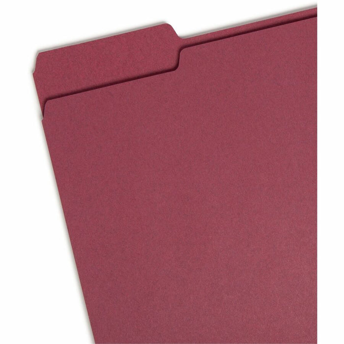 Smead Colored 1/3 Tab Cut Letter Recycled Top Tab File Folder