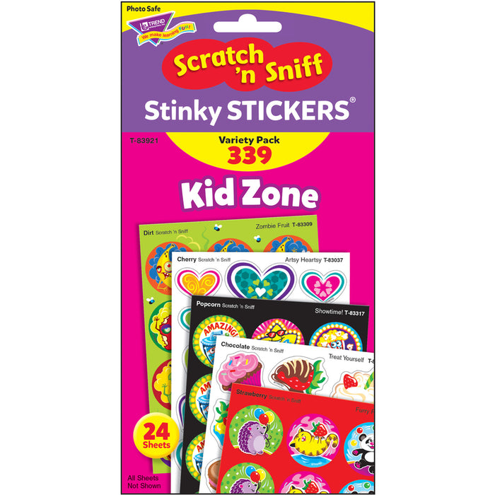 Trend Kid Zone Scratch 'n Sniff Stinky Stickers