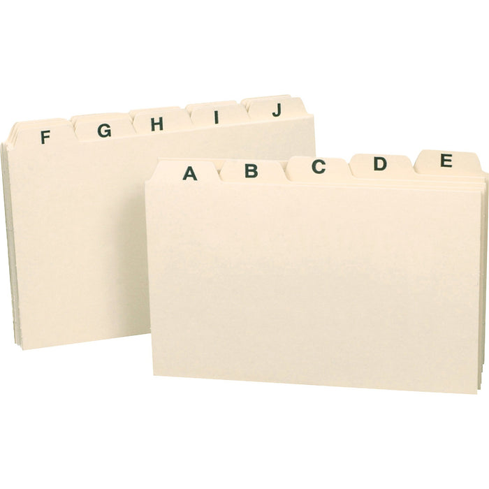 Smead Card Guides with Alphabetic Tab