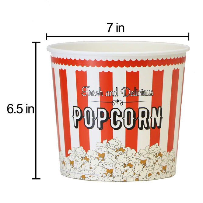 Popcorn Bucket- 85 oz (25 ct)