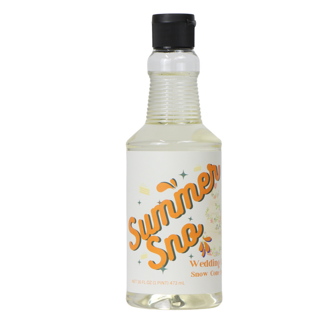 Summer Sno Syrup  (PINT) Wedding Cake