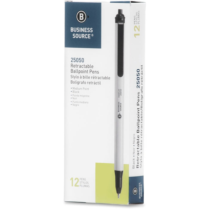 Business Source Retractable Ballpoint Pens