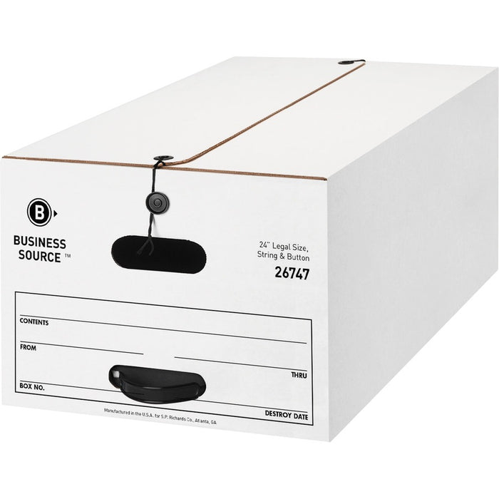 Business Source Medium Duty Legal Size Storage Box