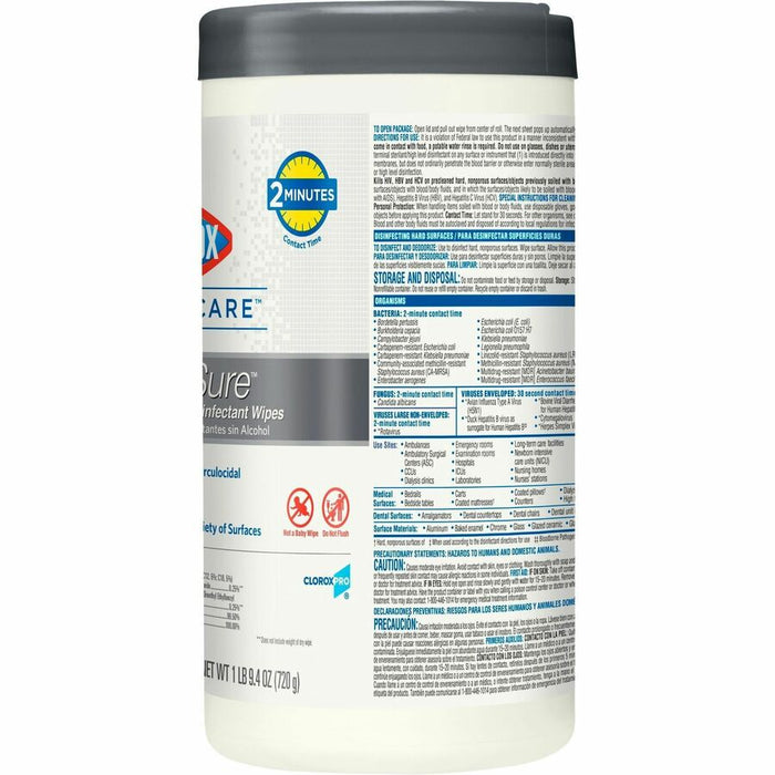 Clorox Healthcare VersaSure Disinfectant Wipes