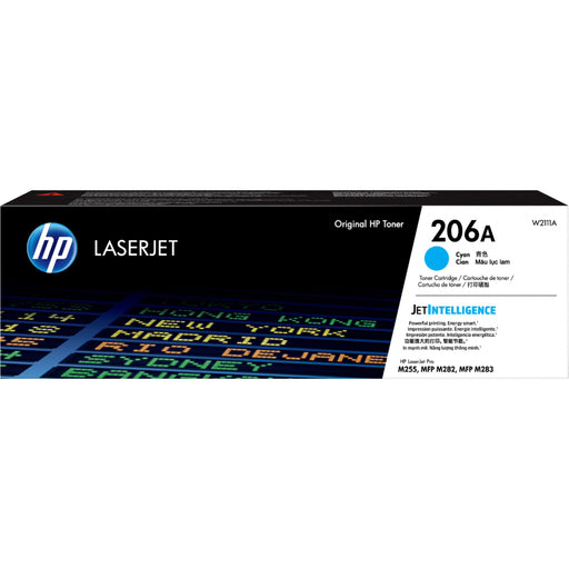 HP 206A Original Laser Toner Cartridge - Cyan - 1 Each