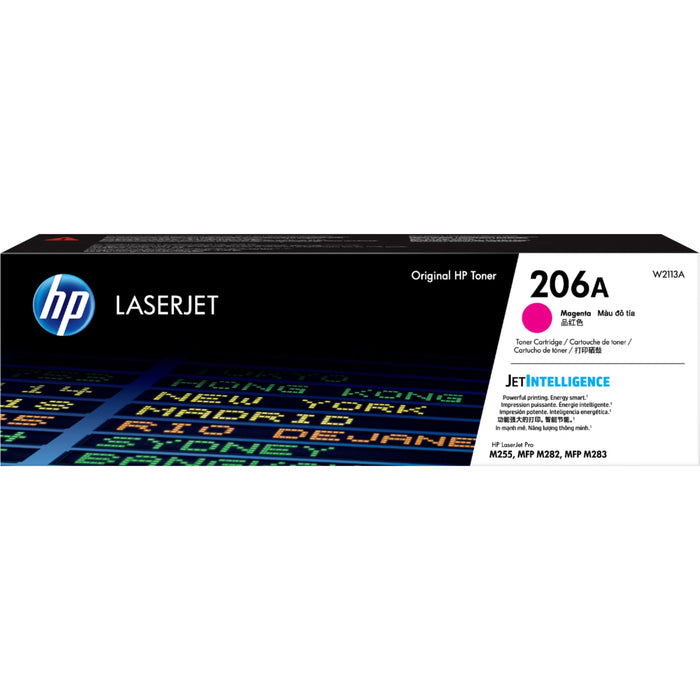 HP 206A Original Standard Yield Laser Toner Cartridge - Magenta - 1 Each