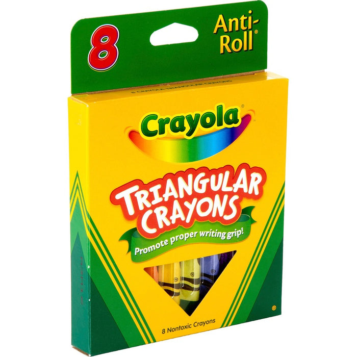 Crayola Triangular Anti-roll Crayons