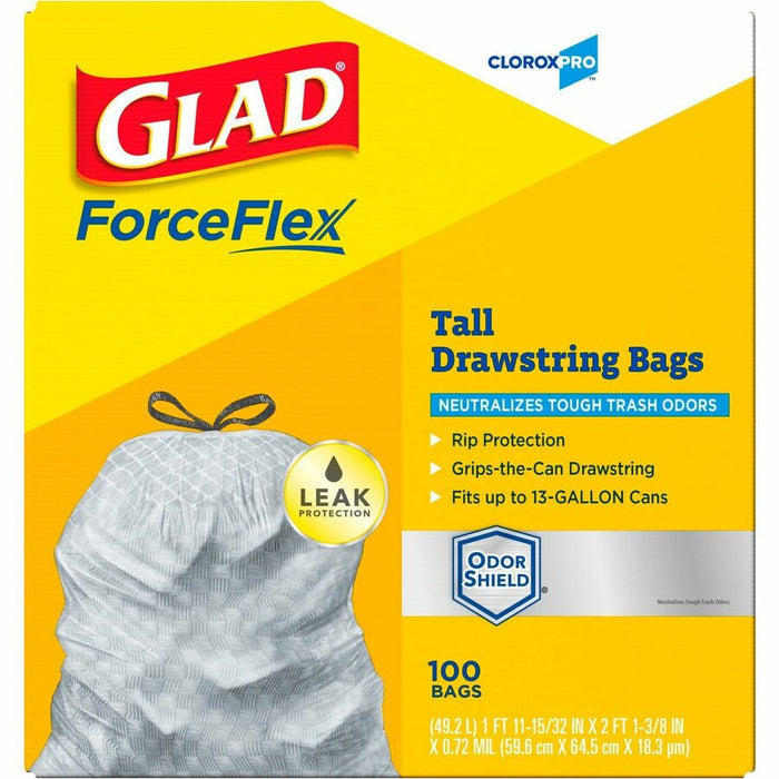 CloroxPro™ ForceFlex Tall Kitchen Drawstring Trash Bags