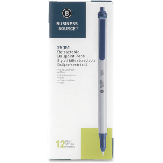 Business Source Retractable Ballpoint Pens