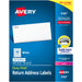 Avery® Easy Peel® Return Address Labels with Sure Feed™ Technology