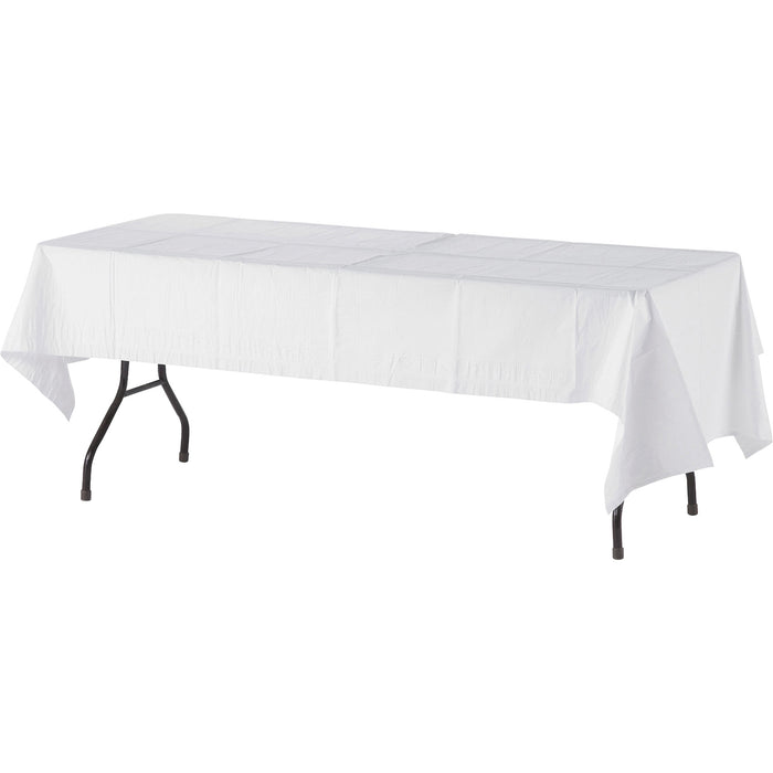 Tatco White Paper Rectangular Tablecovers