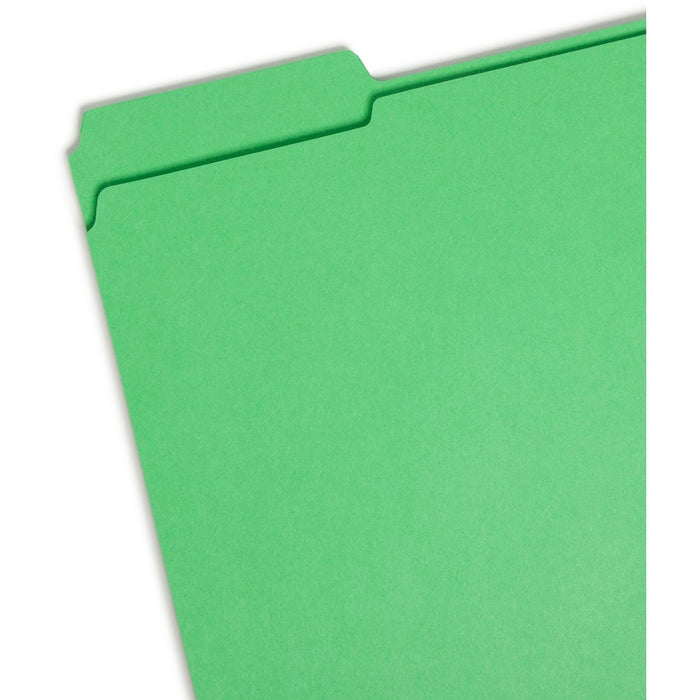 Smead Colored 1/3 Tab Cut Letter Recycled Top Tab File Folder