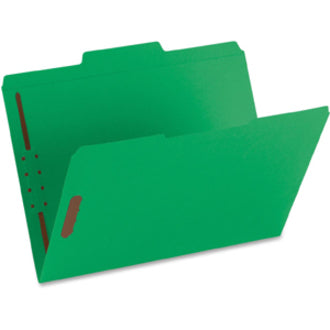 Smead Colored 1/3 Tab Cut Letter Recycled Fastener Folder