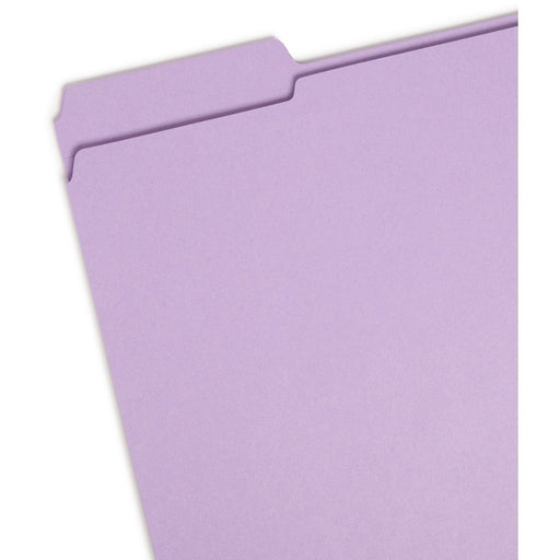 Smead Colored 1/3 Tab Cut Letter Recycled Top Tab File Folder