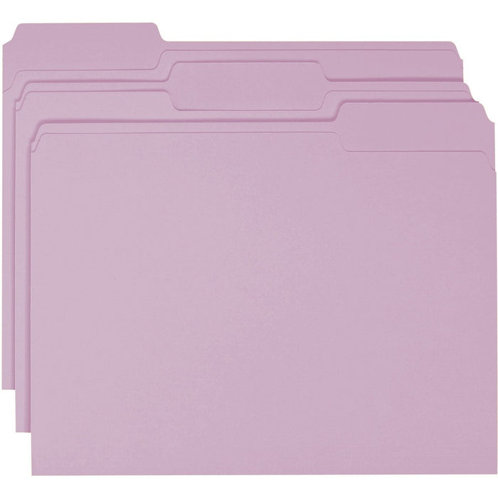 Smead Colored 1/3 Tab Cut Letter Recycled Top Tab File Folder