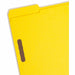 Smead Colored 1/3 Tab Cut Letter Recycled Fastener Folder