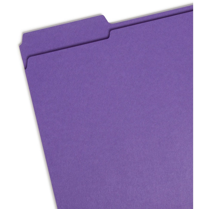 Smead Colored 1/3 Tab Cut Letter Recycled Top Tab File Folder