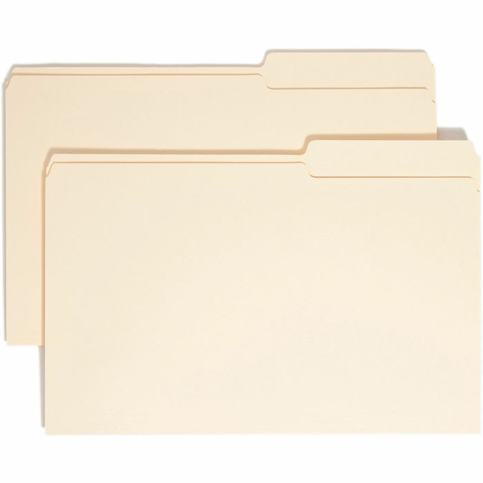 Smead 2/5 Tab Cut Legal Recycled Top Tab File Folder