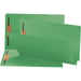 Smead Colored Straight Tab Cut Legal Recycled Fastener Folder