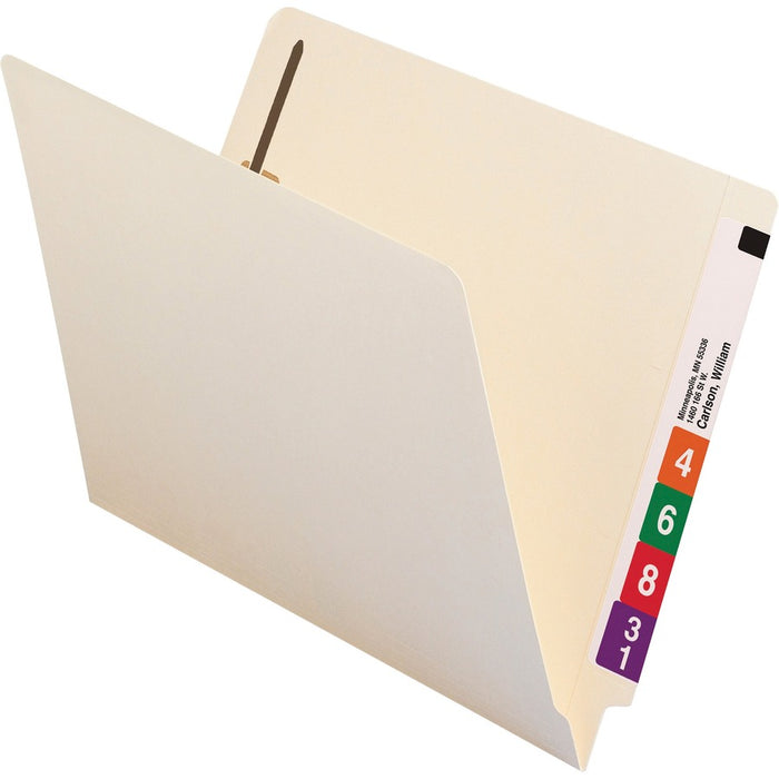 Smead Straight Tab Cut Letter Recycled Fastener Folder