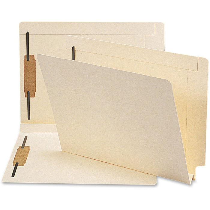 Smead Straight Tab Cut Letter Recycled Fastener Folder