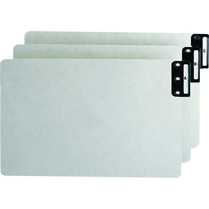 Smead 100% Recycled Filing Guides with Vertical Extra-Wide Blank Tab