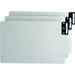 Smead 100% Recycled Filing Guides with Vertical Extra-Wide Blank Tab