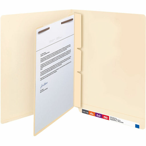 Smead Self-Adhesive Folder Dividers with Twin-Prong Fastener