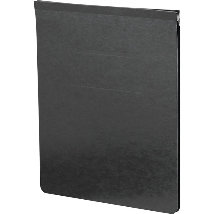 Smead Premium Pressboard Report Cover, Metal Prong with Compressor, Top Fastener, 2" Capacity, Letter Size, Black, 25 per Box (81124)