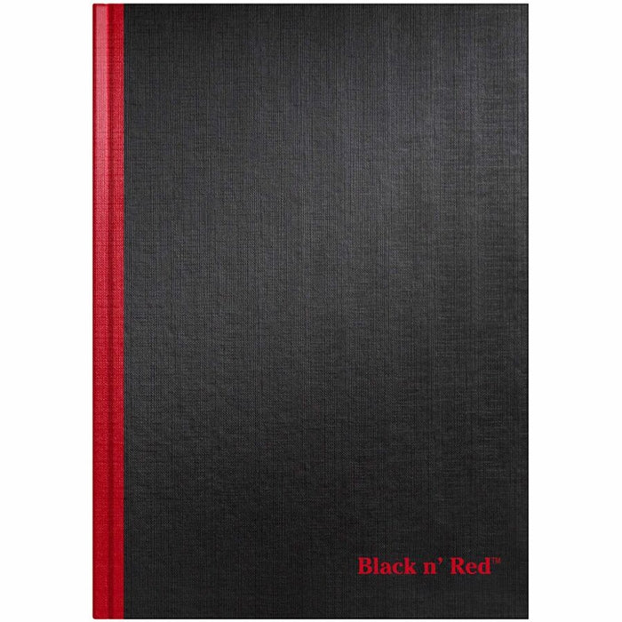 Black n' Red Casebound Ruled Notebooks - A4