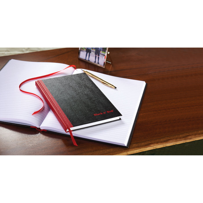 Black n' Red Casebound Ruled Notebooks - A4