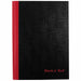 Black n' Red Casebound Ruled Notebooks - A5