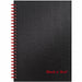 Black n' Red Wirebound Ruled Notebook - A5