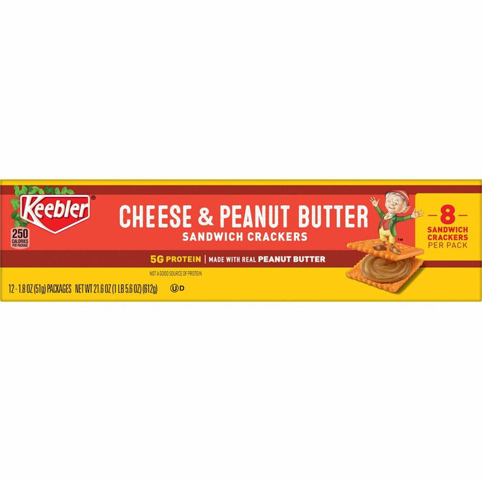 Keebler® Cheese Crackers with Peanut Butter