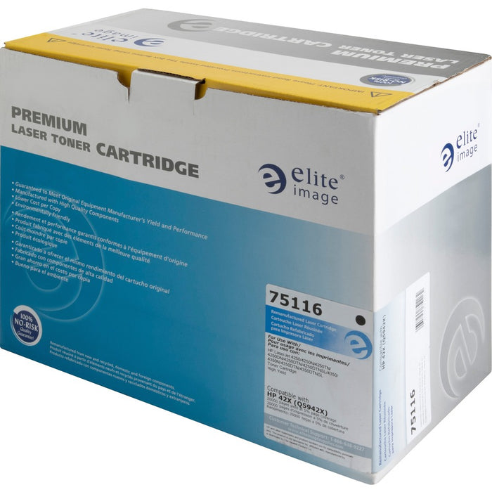 Elite Image Remanufactured Toner Cartridge - Alternative for HP 42X (Q5942X)