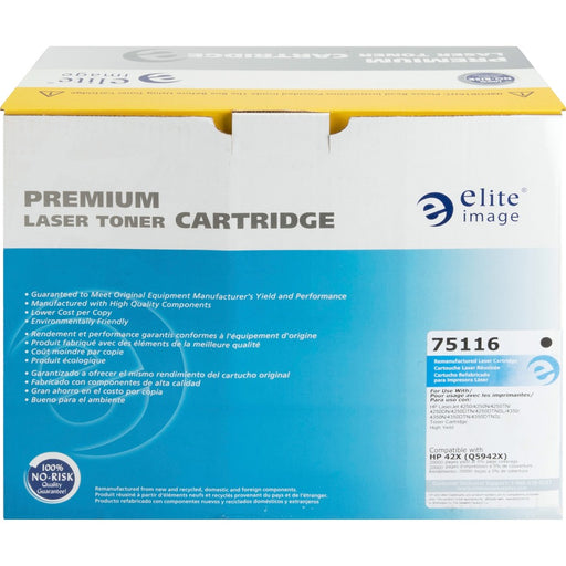 Elite Image Remanufactured Toner Cartridge - Alternative for HP 42X (Q5942X)