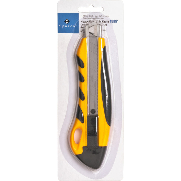 Sparco PVC Anti-Slip Rubber Grip Utility Knife