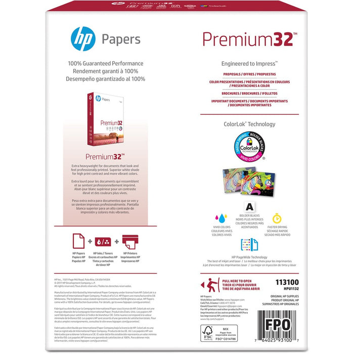 HP Papers Premium32 Laser Paper - White