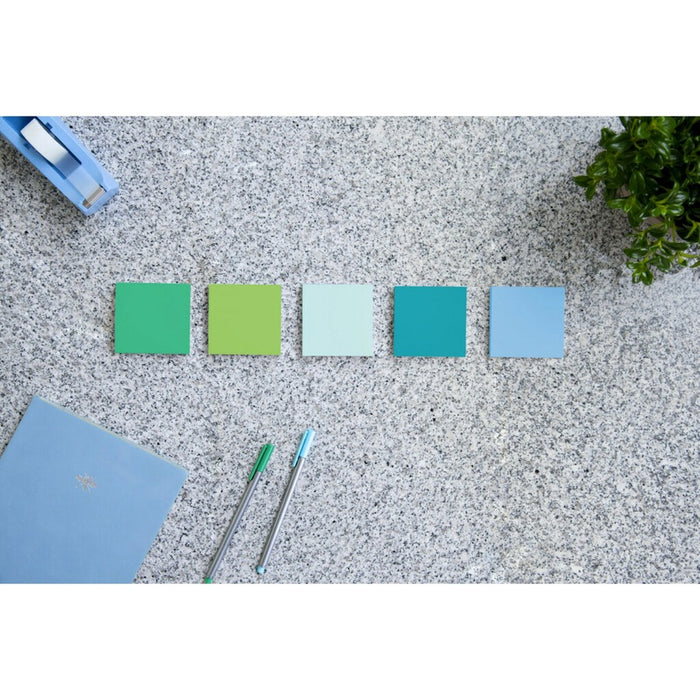 Post-it® Super Sticky Recycled Notes - Oasis Color Collection