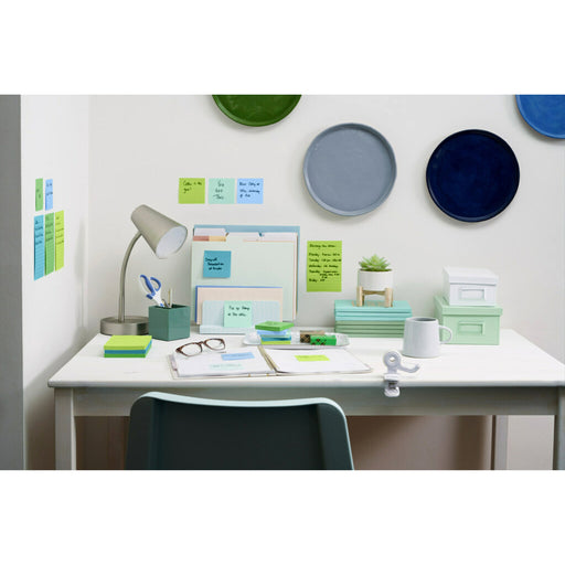 Post-it® Super Sticky Recycled Notes - Oasis Color Collection