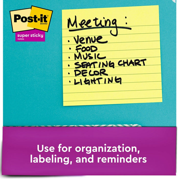 Post-it® Super Sticky Lined Notes Cabinet Pack