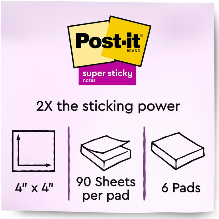 Post-it® Super Sticky Lined Notes - Oasis Color Collection