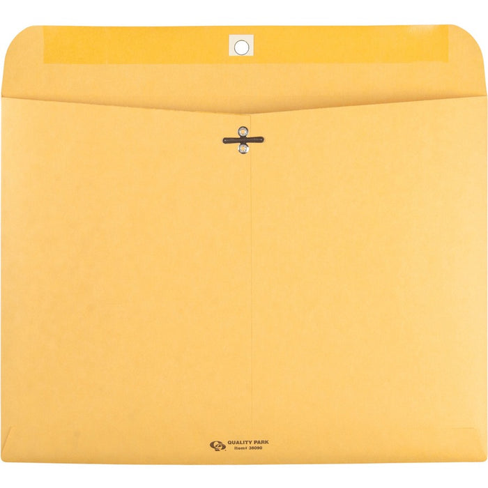 Quality Park 9 x 12 Clasp Envelopes with Deeply Gummed Flaps