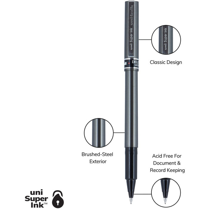 uniball Deluxe Rollerball Pens