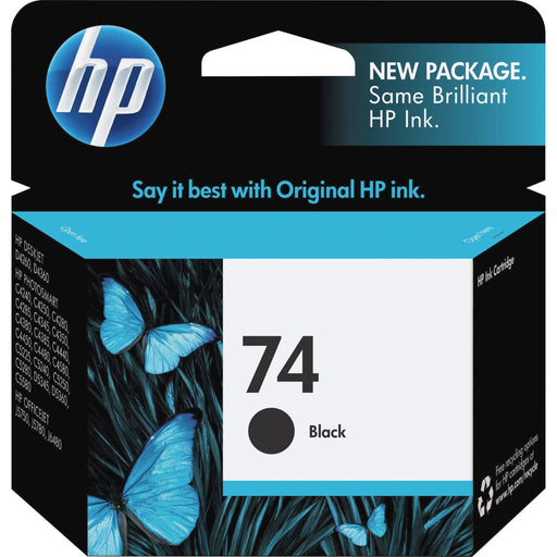 HP 74 (CB335WN) Original Inkjet Ink Cartridge - Black - 1 Each