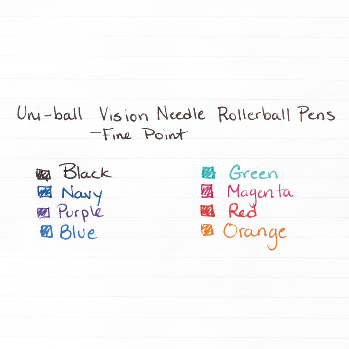 uniball Vision Needle Rollerball Pens