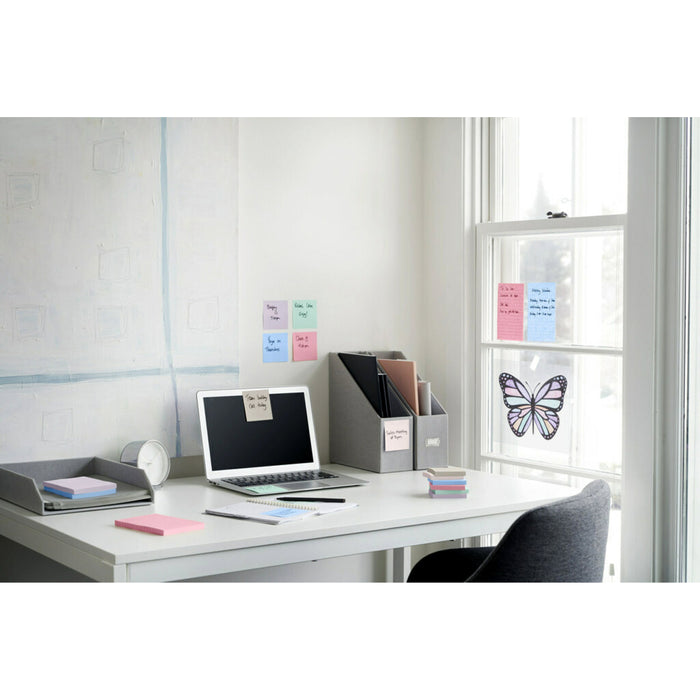 Post-it® Super Sticky Lined Recycled Notes - Wanderlust Pastels Color Collection