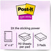 Post-it® Super Sticky Lined Recycled Notes - Wanderlust Pastels Color Collection