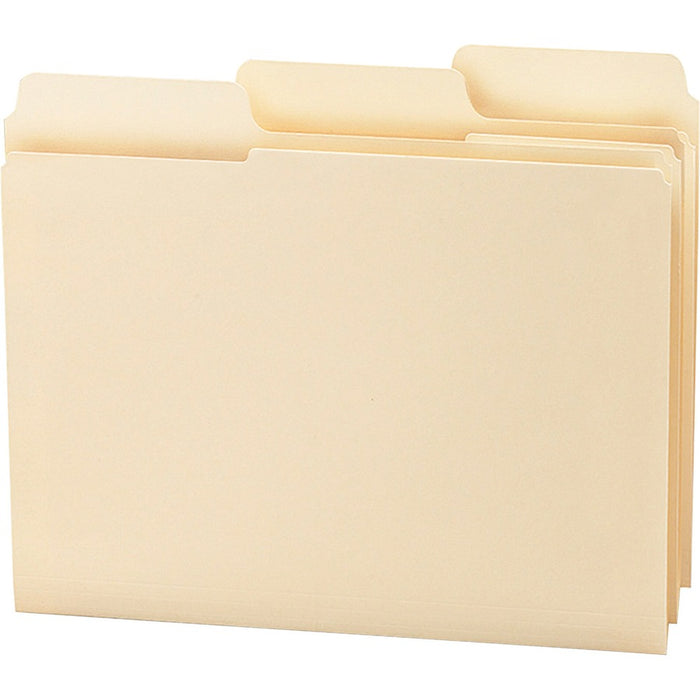 Smead SuperTab 1/3 Tab Cut Letter Recycled Top Tab File Folder